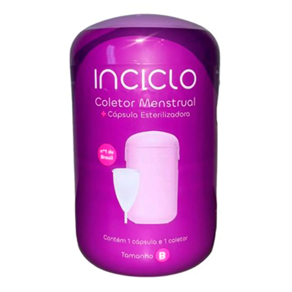 Coletor Menstrual Inciclo Tamanho B + Cápsula Esterilizadora