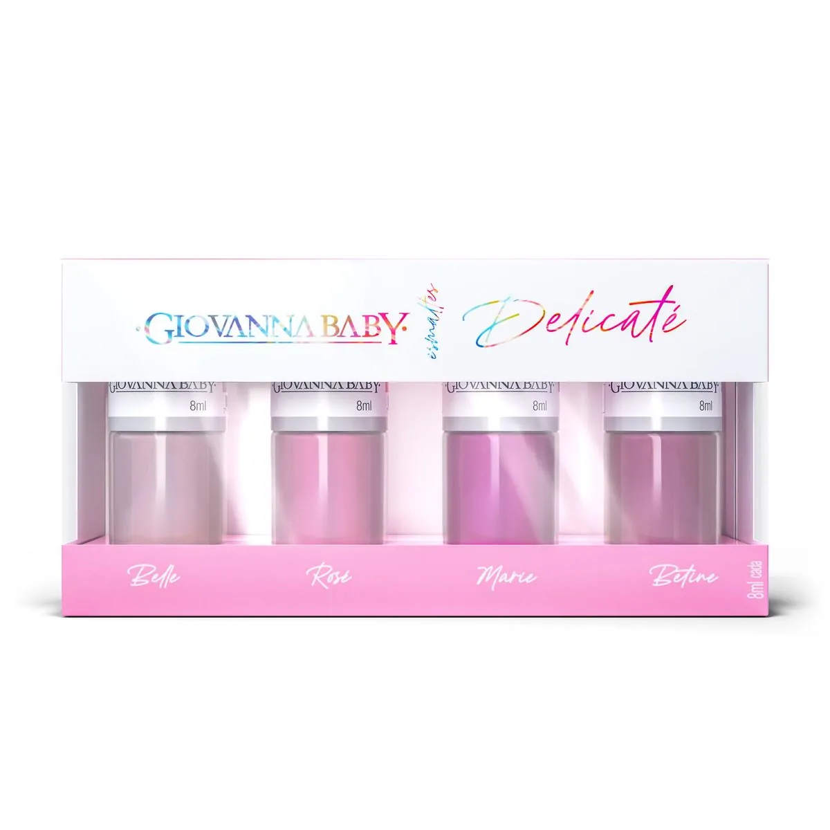 Kit 4 Esmaltes Delicaté