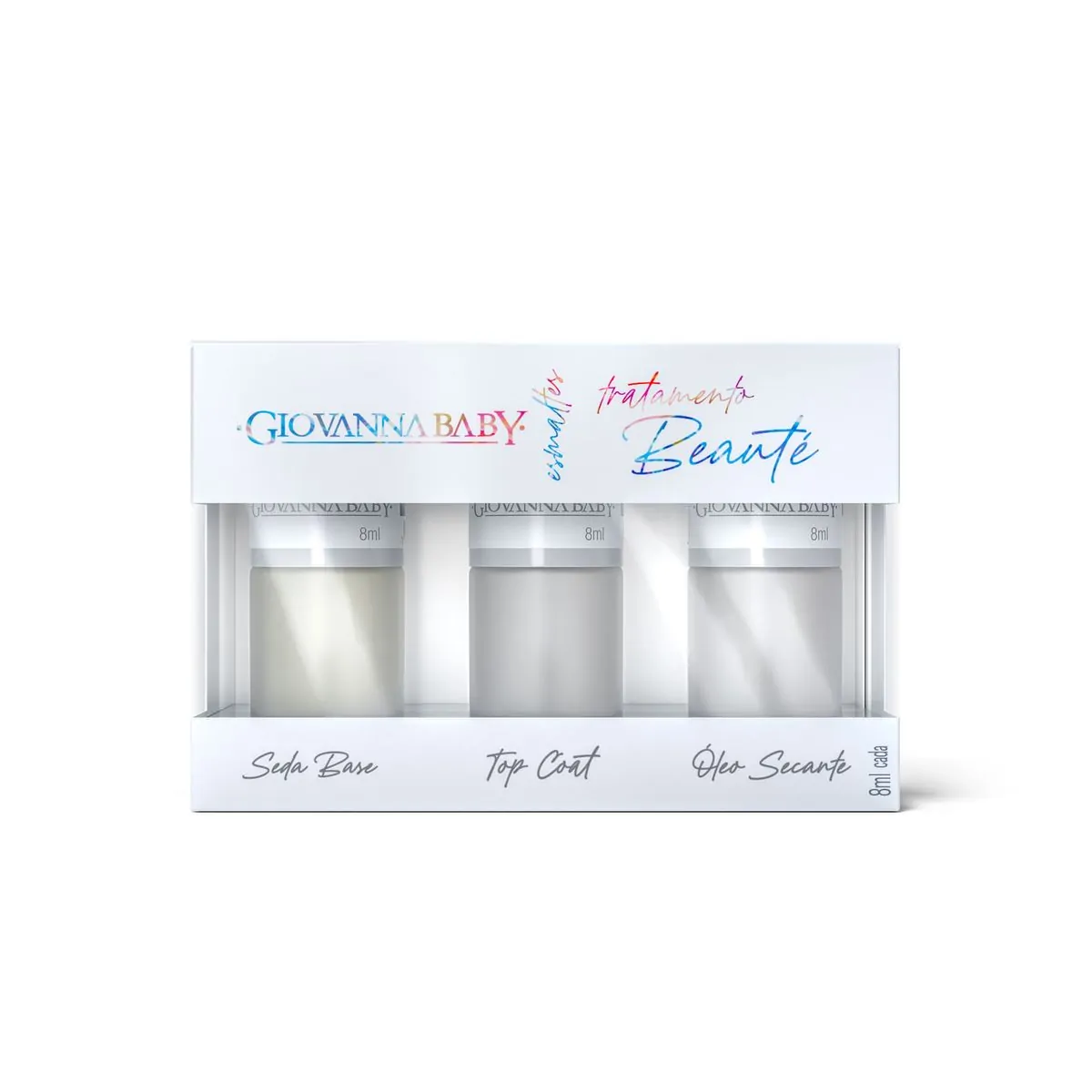 Kit Tratamento 3 Esmaltes Giovanna Baby Beauté