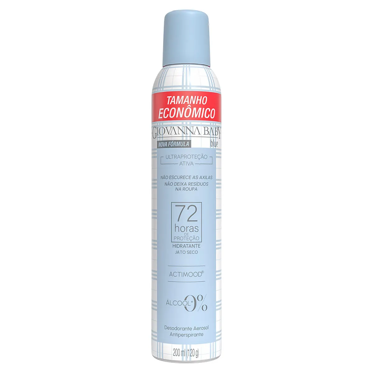 Desodorante Giovanna Baby Blue 200ml Aerossol Jato Seco