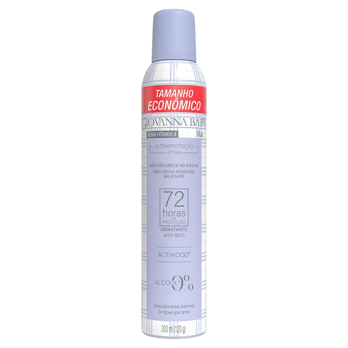 Desodorante Giovanna Baby Lilac 200ml Aerossol Jato Seco