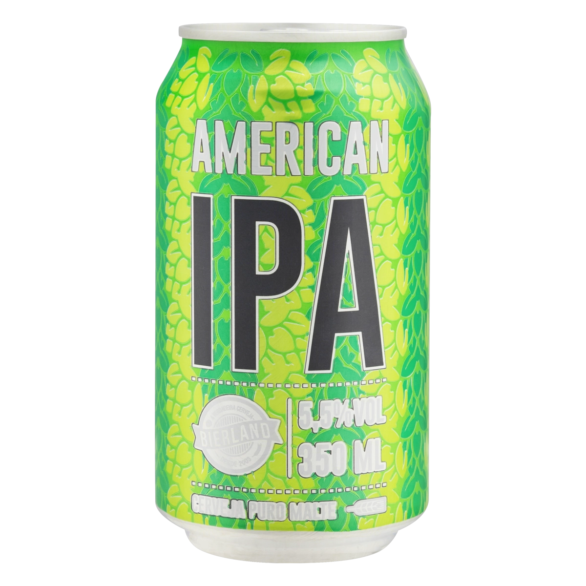 Cerveja artesanal Bierland IPA lata 350ml