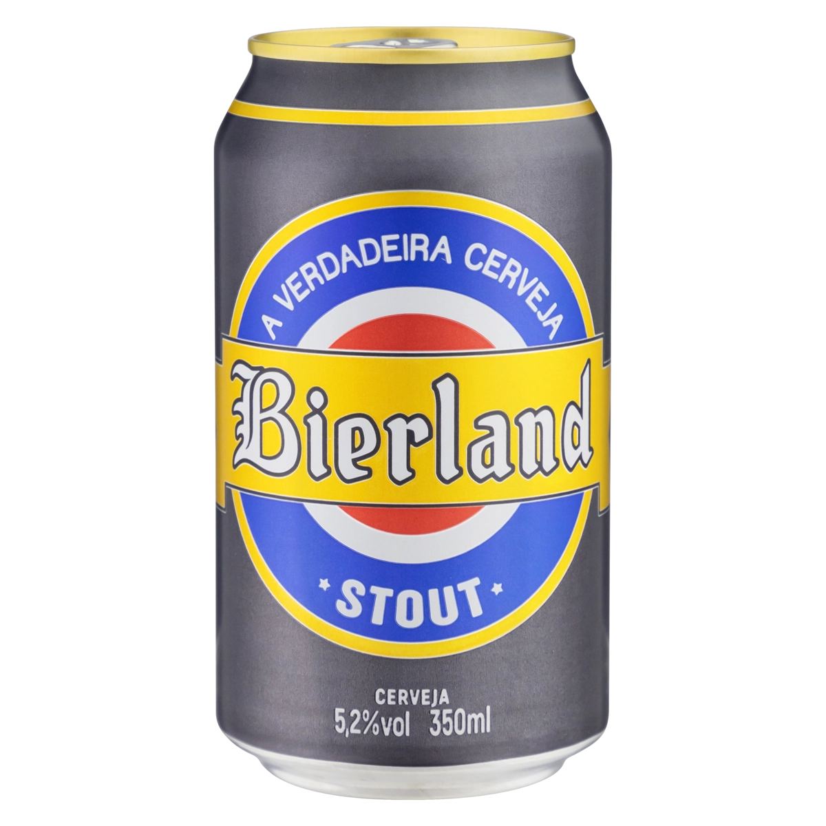 Cerveja artesanal Bierland Stout lata 350ml