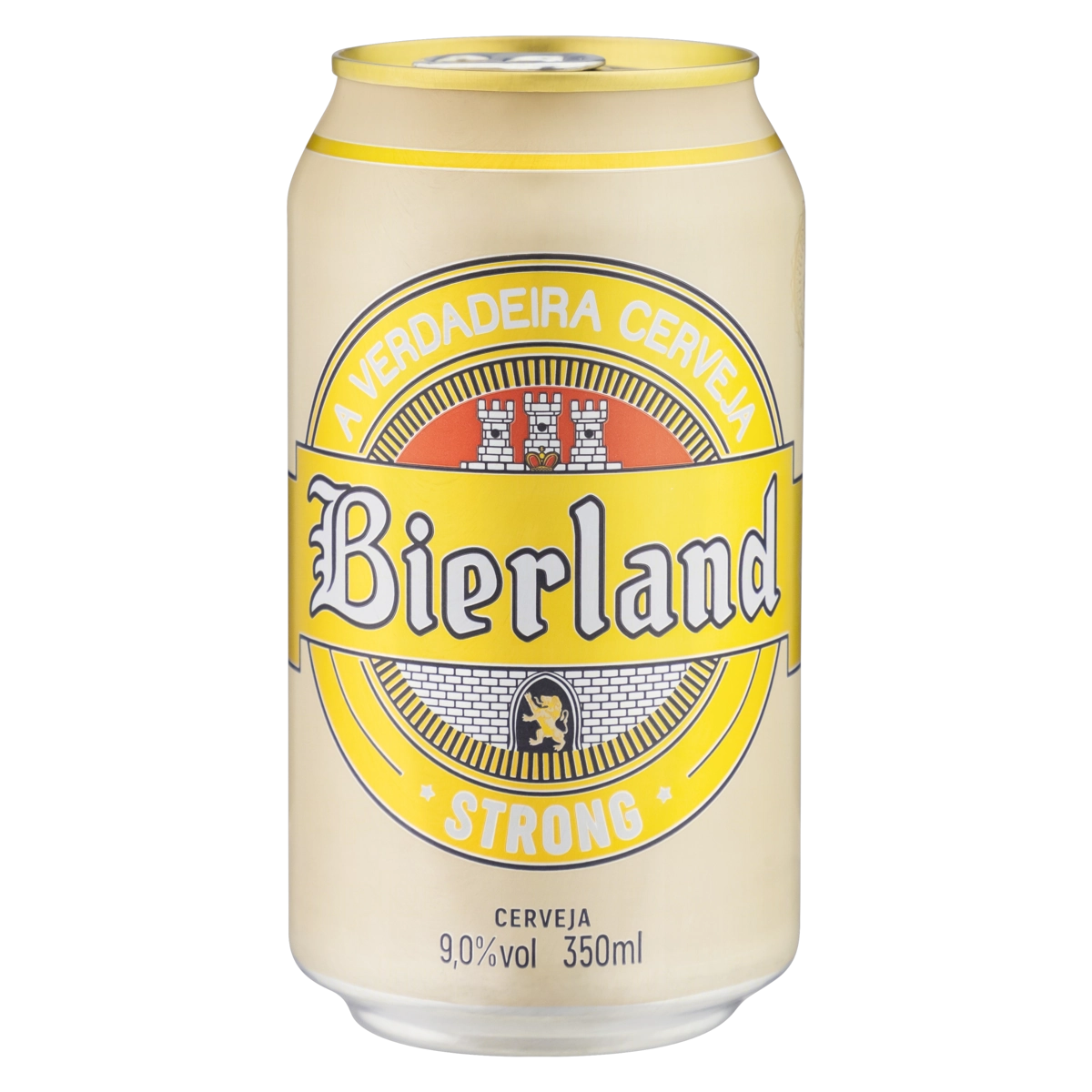 Cerveja artesanal Bierland Strong Golden Ale lata 350ml