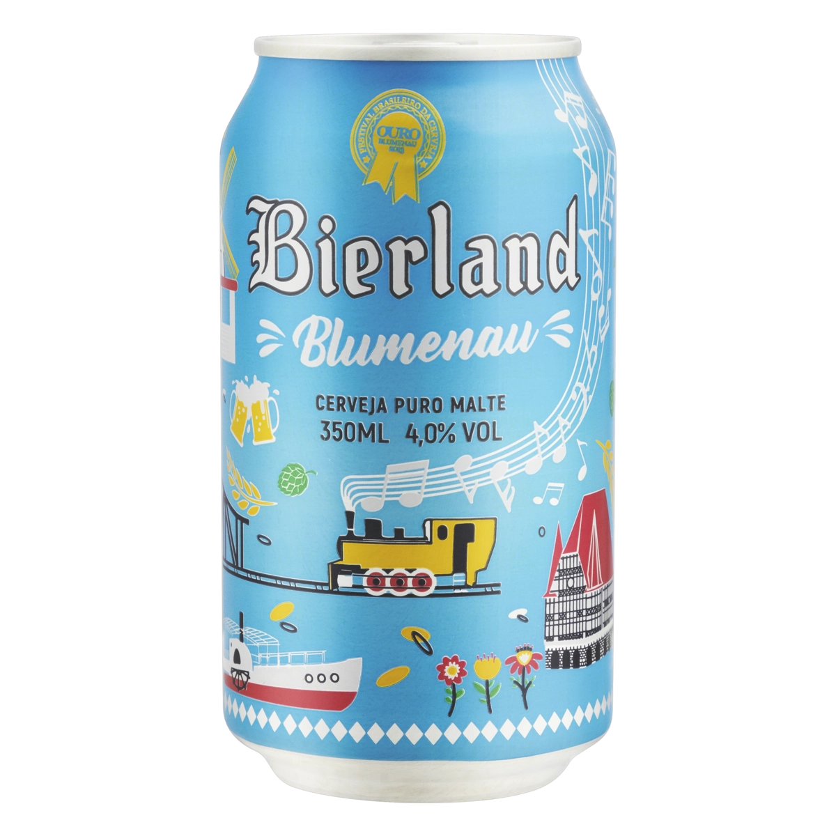 Cerveja Puro Malte Blumenau Bierland Lata 350ml
