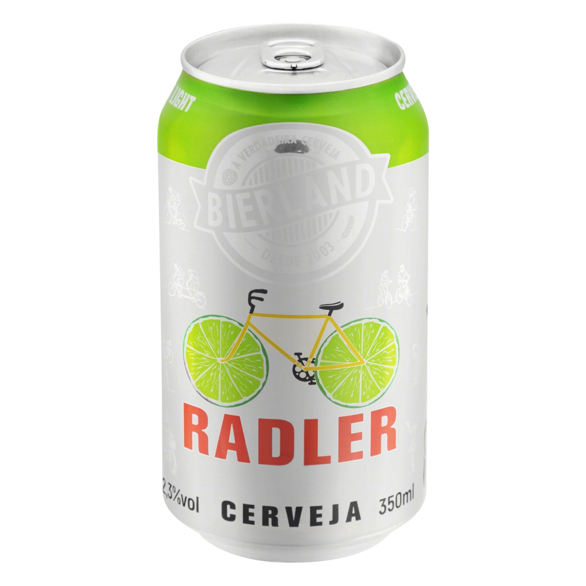 Cerveja Fruit Radler Limão Light Bierland Lata 350ml