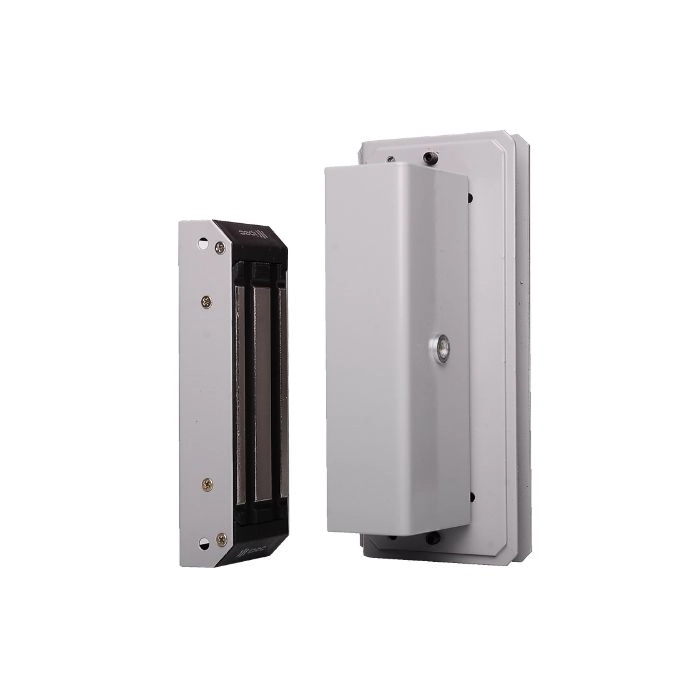 Fechadura Magnética Eletroímã Dz M150 Cinza Ipec