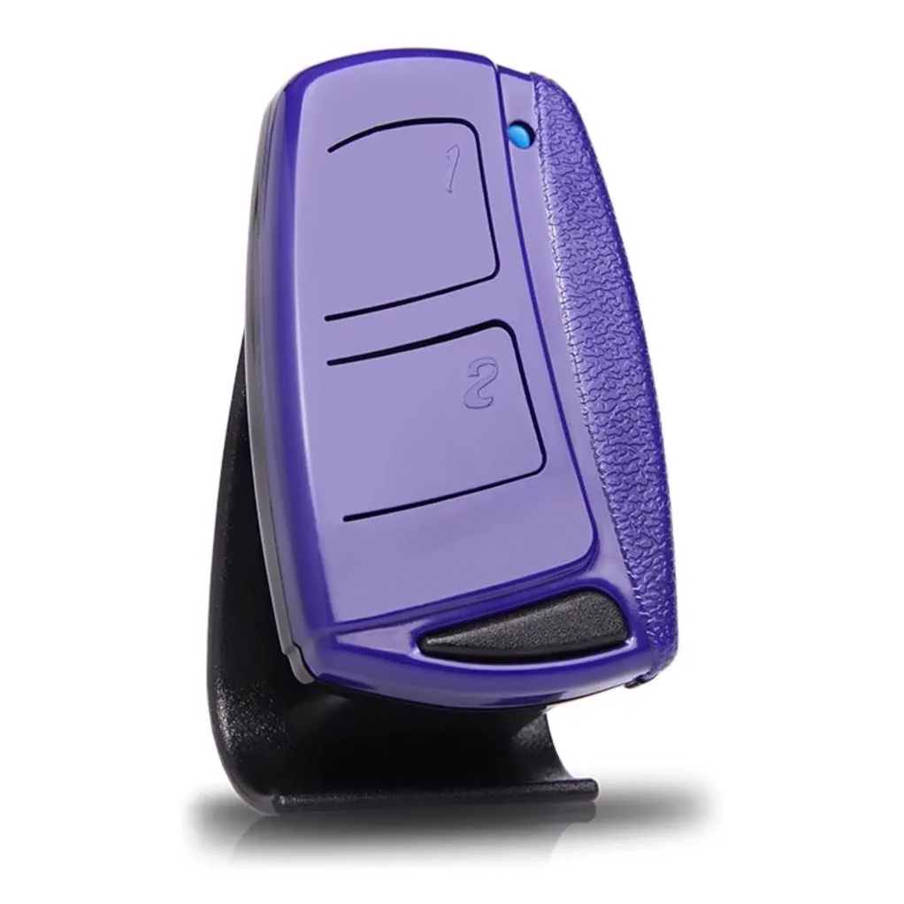 Controle Remoto Ipec Tx Top Flip 433 Mhz Roxo