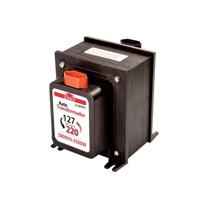 Transformador 5000va Com Tomada Preto Bivolt Ipec
