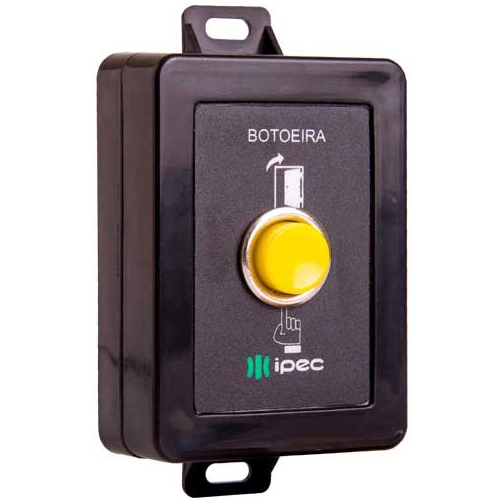 Botoeira Ipec Black Linha Classic Com Fio A2015 1 Botao