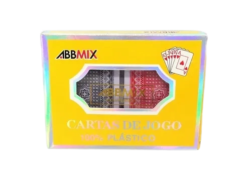 Baralho Plastico Laranja Abb Ref Ba005