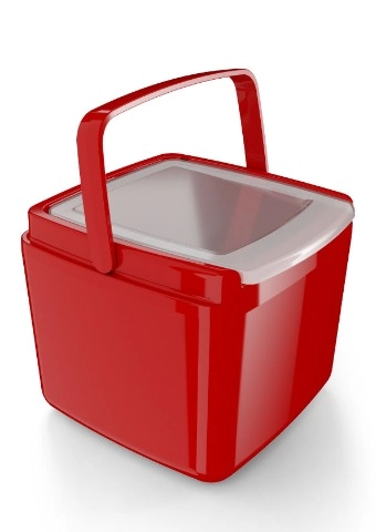 Porta Gelo Alaska 2,5l Vermelha Ref 71613