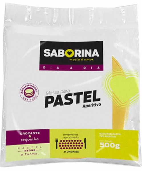 Massa Pastel B.saborina 500g Aperitivo
