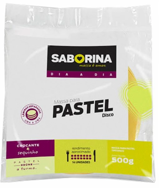 Massa Pastel B.saborina 500g Disco