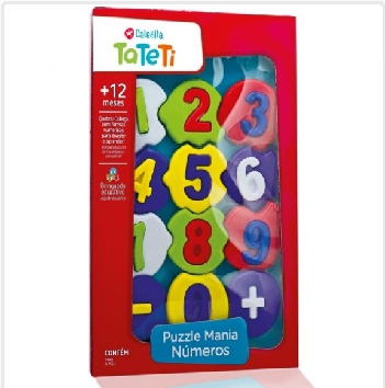 Quebra Cabeça Puzzle Mania Números Calesita