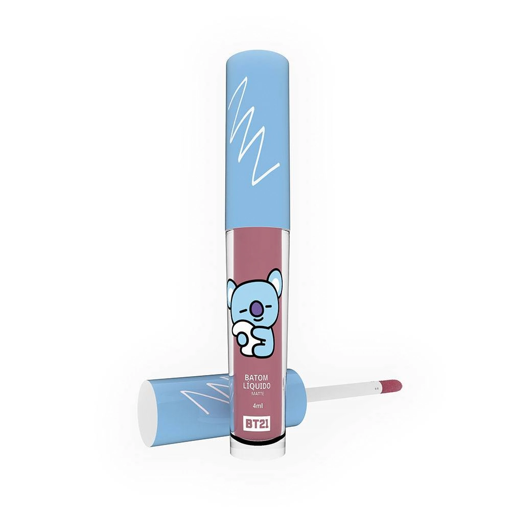 Batom Líquido Nude Bt21 Rosado Velvet Matte Koya Cor Nude Star