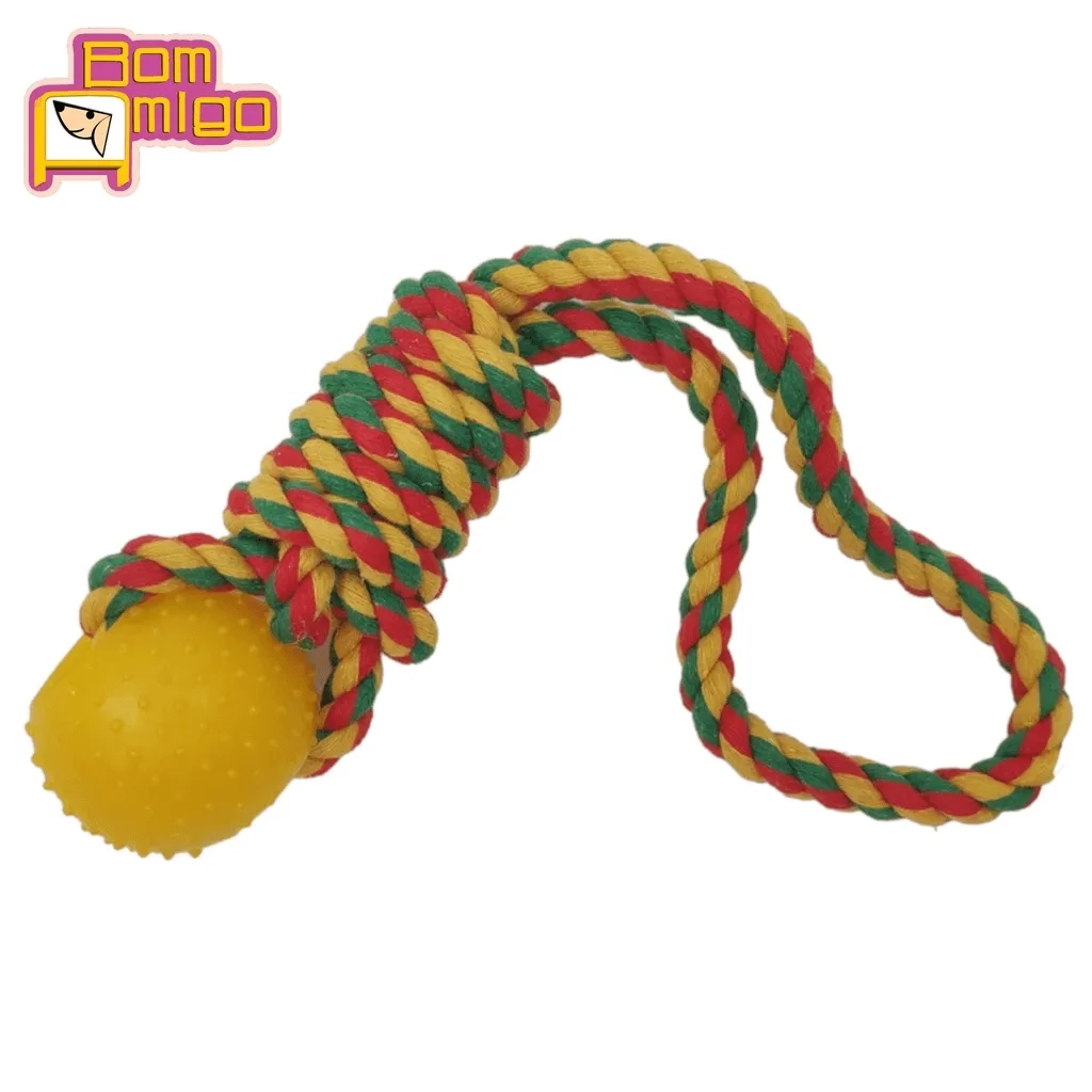 Puxador Corda Bola Jw3003 Cores Sortidas Bom Amigo Dog