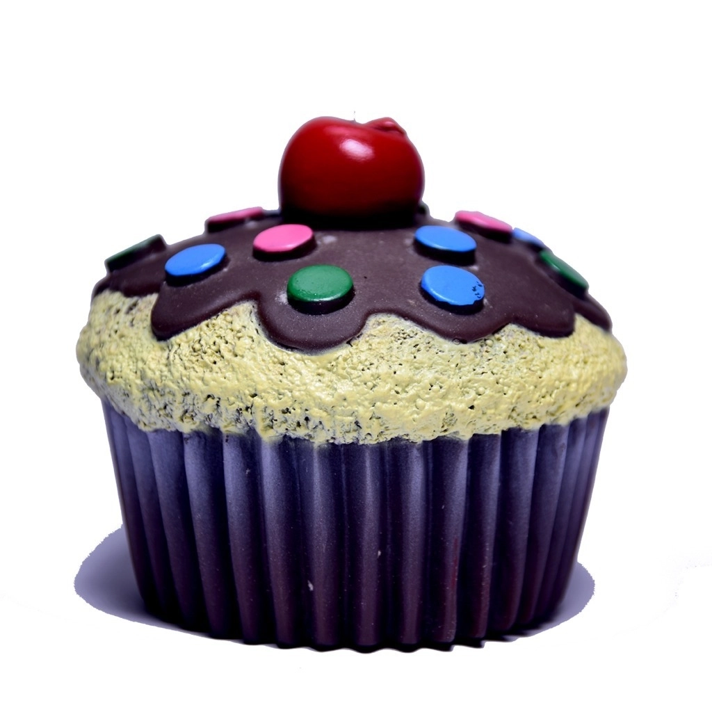 Brinquedo De Vinil Cake Confetes Com Apito Para Cães Bom Amigo Un
