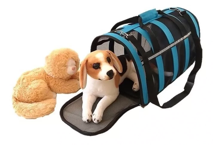 Bolsa Transporte Para Cães E Gatos Tamanho G 48x27x27cm Bom Amigo
