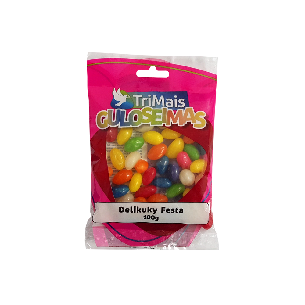 Bala Trimais Delikuky Festa 100g