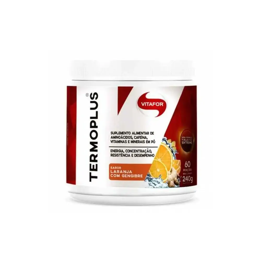 Termoplus Laranja Com Gengibre - Vitafor - 240g - Termoplus Laranja Com Gengibre - Vitafor - 240g