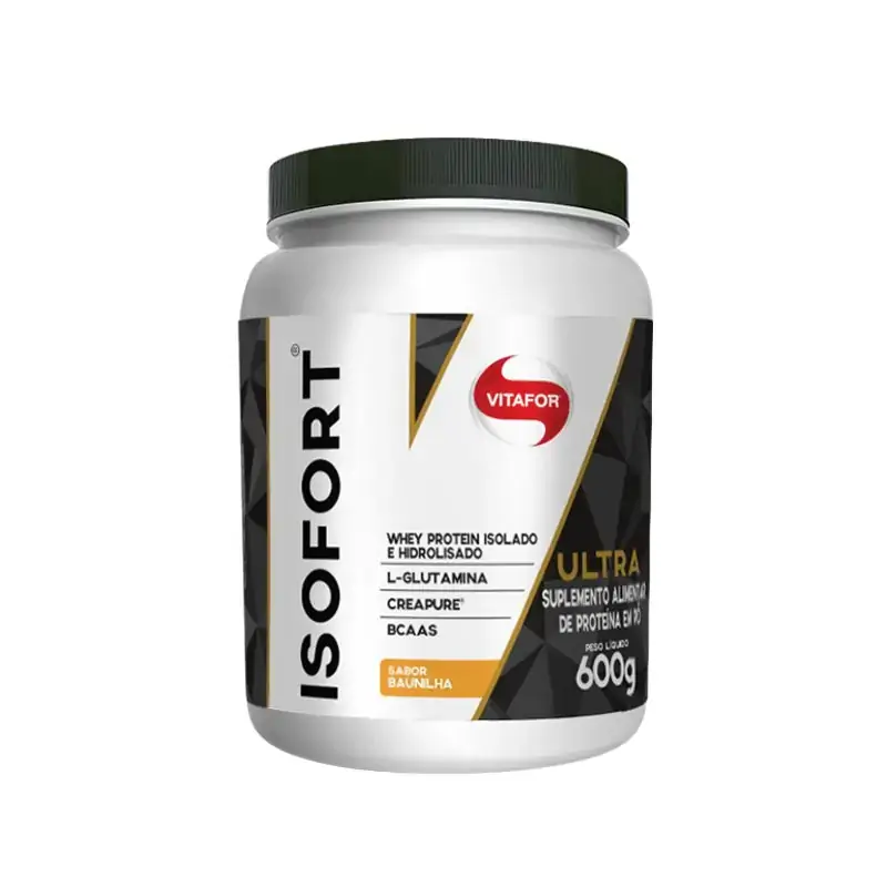 Isofort Whey Protein Ultra Imuno Sabor Baunilha Vitafor 600g