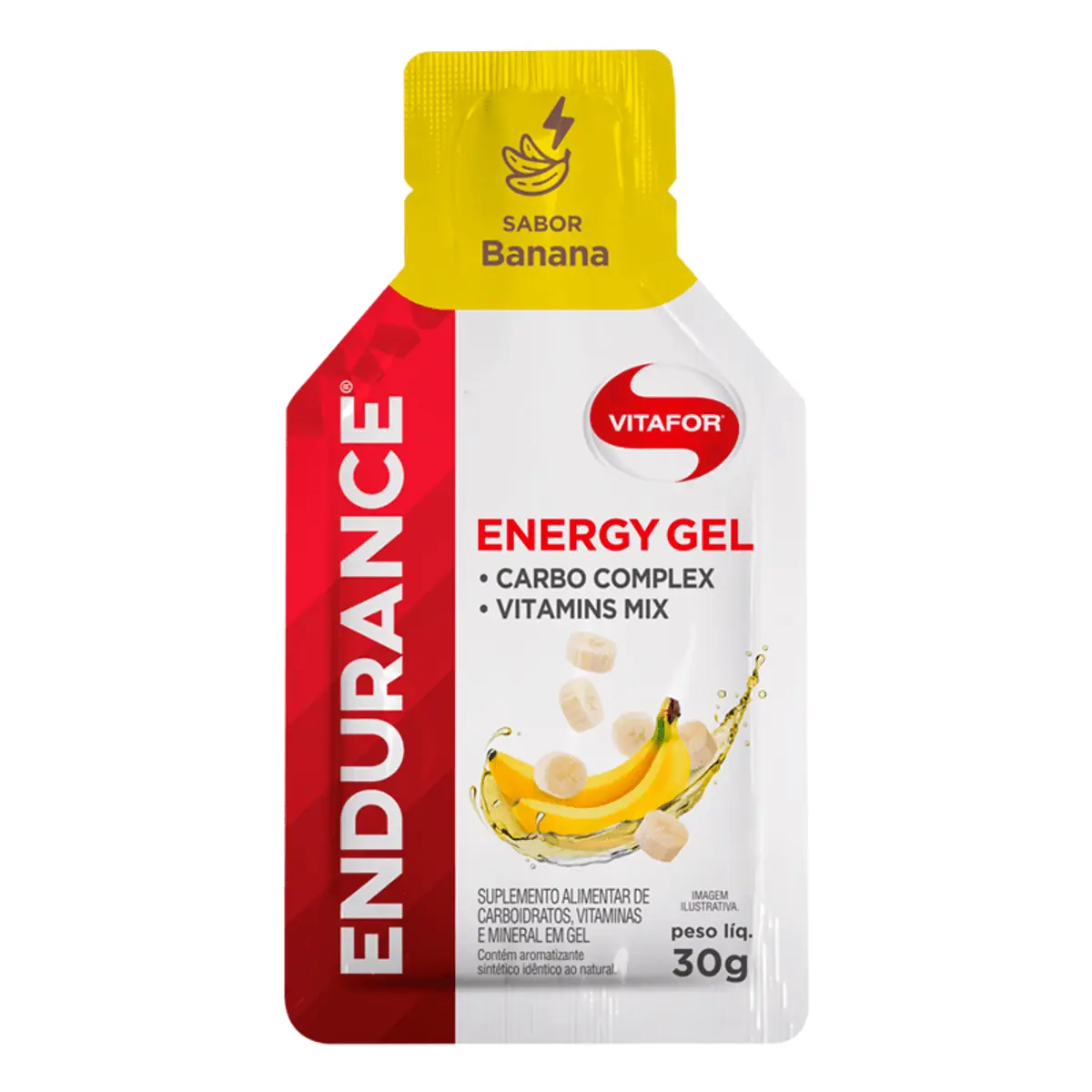 Endurance Energy Carboidrato em Gel Banana Vitafor 30g