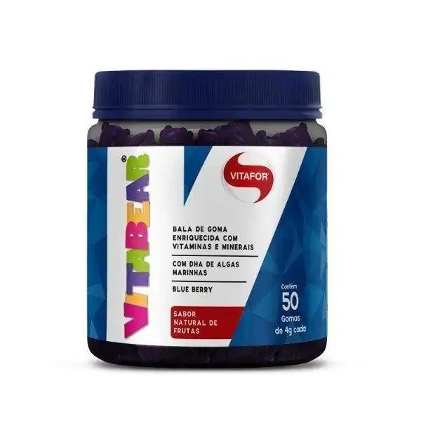Vita Bear Multivitaminas e Minerais em Gomas Vitafor 60 Unidades