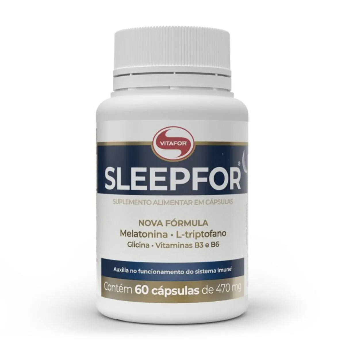Sleepfor Triptofano, B3, B6 + Glicina Vitafor 60 cápsulas