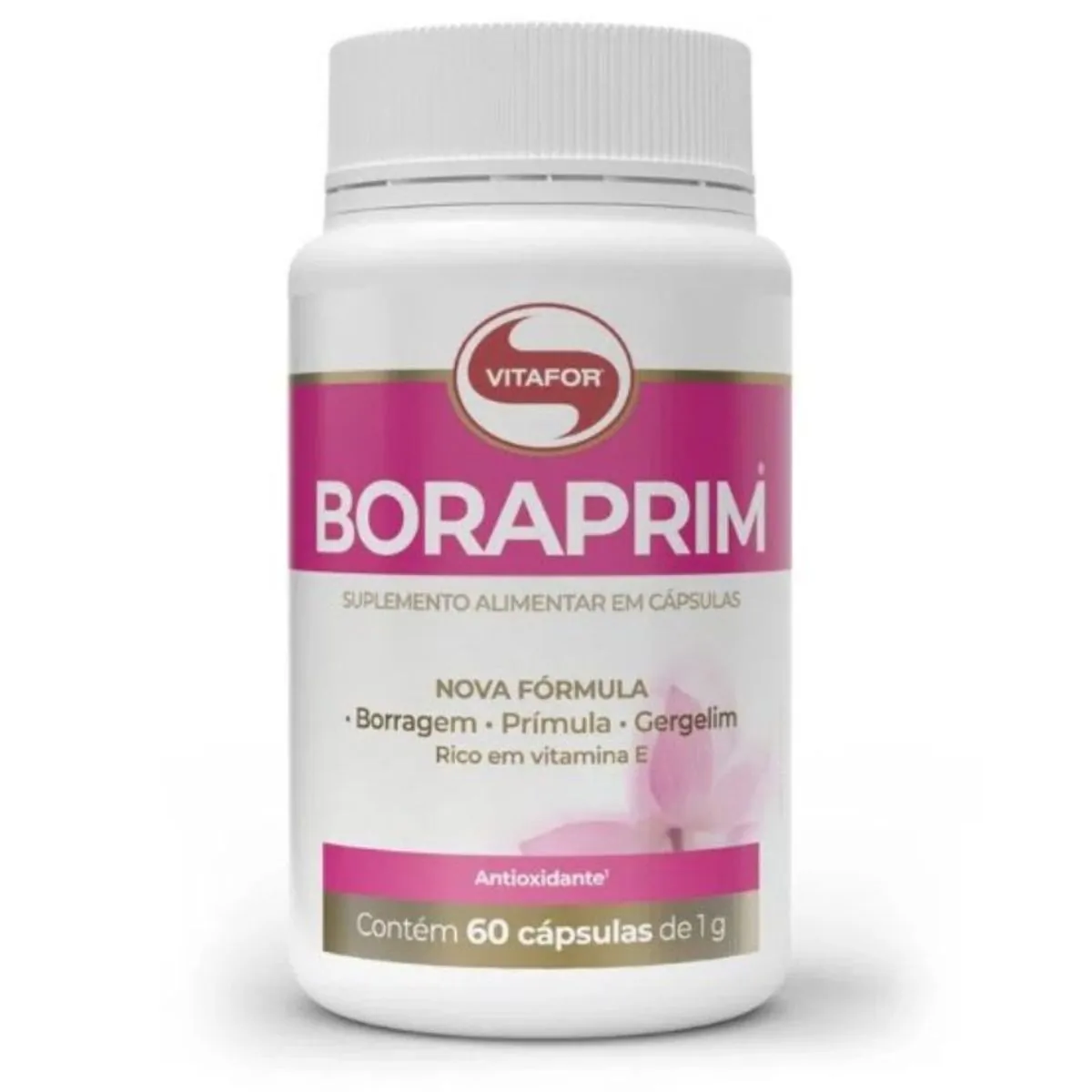 Boraprim 60 Cápsulas Vitafor Omega 6 Borragem Prímula