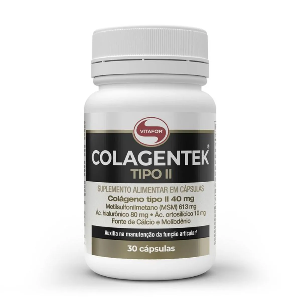 Colagentek Tipo II Vitafor 790ml 30caps