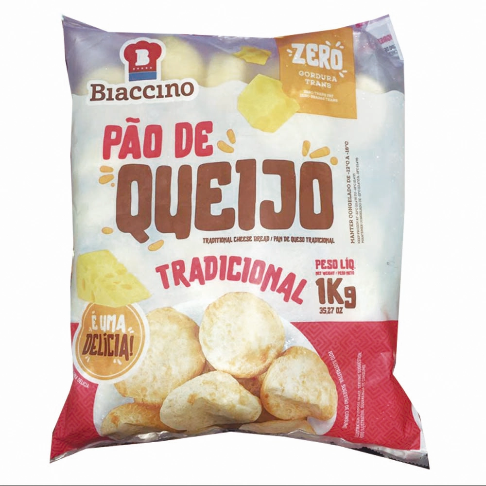 Pao De Queijo Biaccino Tradicional Premium 1kg