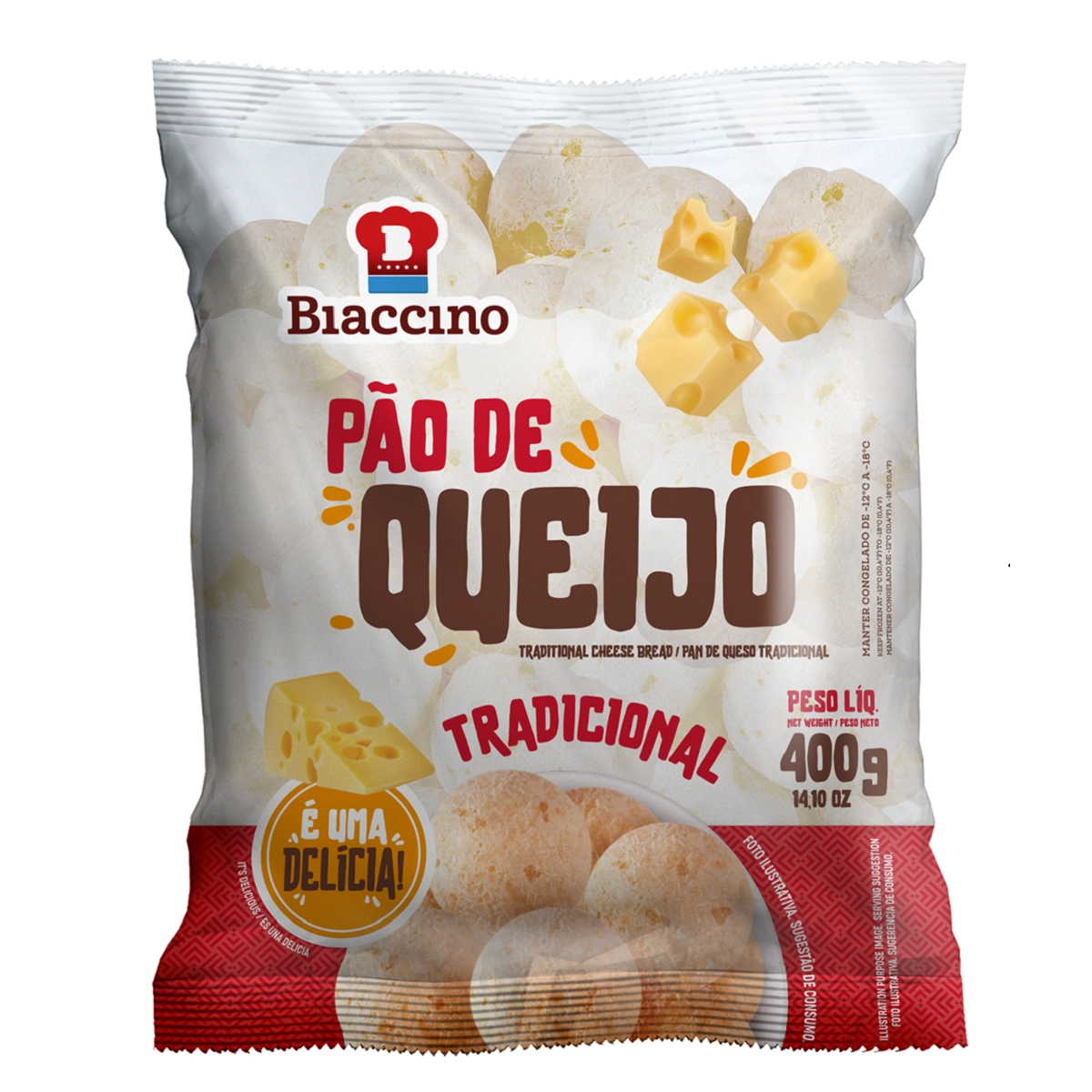 Sp Pao Queijo Biaccino 400g Trad .