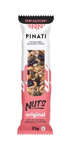 Barra De Nuts Original Super Saúde Pinati Zero Pacote 25g