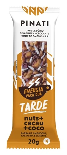 Barra De Amendoim, Castanha E Semente PINATI Tarde Pacote 20g