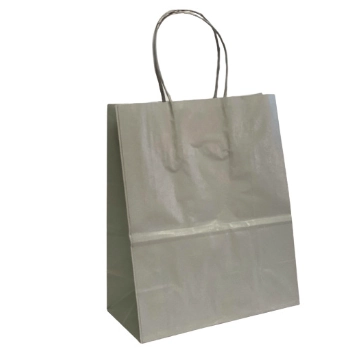 Sacola Presente C/alca Prata 17,5x8,5x21,5 C/10