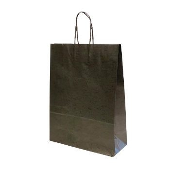 Sacola Lc 17,5x8,5x21,5 Cm Chap Preta