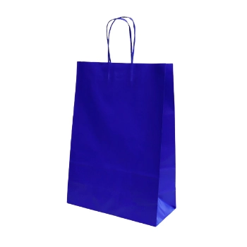 Sacola Presente C/alca Azul Bic 17,5x8,5x21,5 C/10