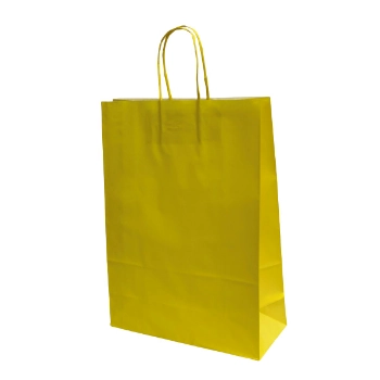 Sacola Presente C/alca Amarelo 17,5x8,5x21,5 C/10