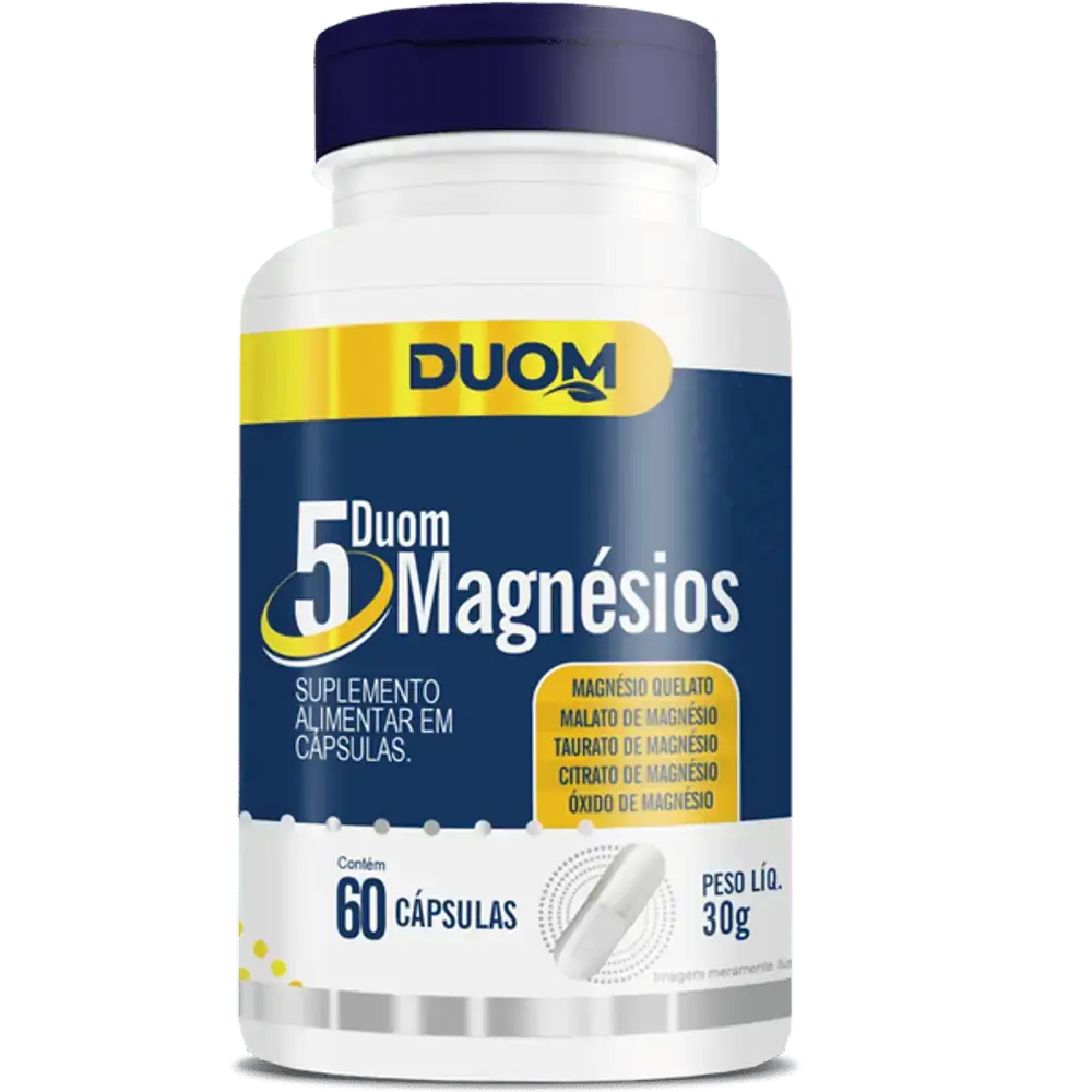 MALTTA 5 MAGNÉSIOS QUELATO + MALATO + TAURATO + CITRATO + ÓXIDO 60 CÁPSULAS - MALTTA NUTRITION