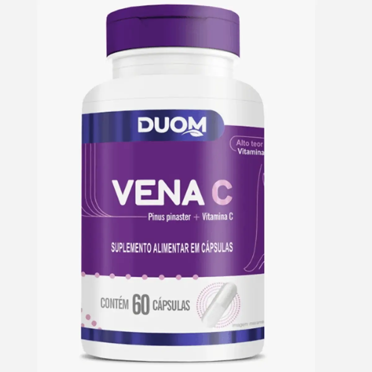 Vena C Pinus Pinaster + Vitamina C C/60 Cápsulas - Duom