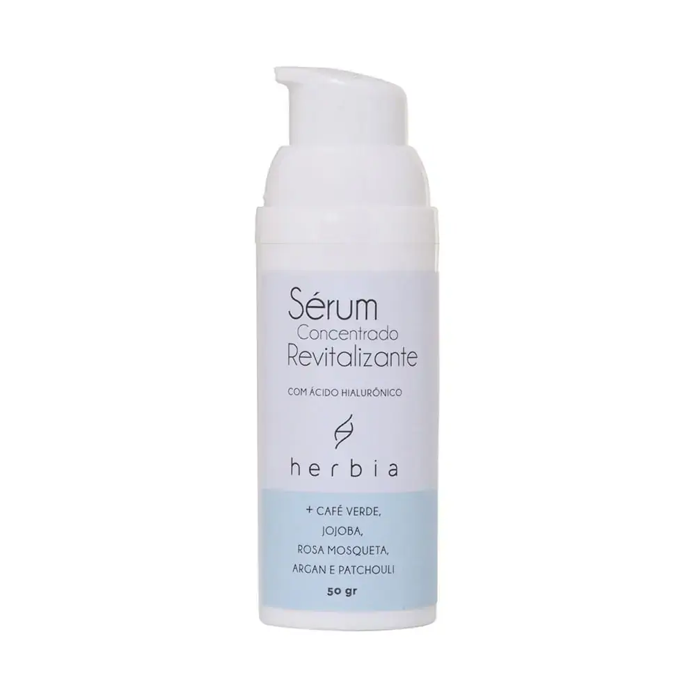 Sérum Facial Revitalizante Com Ácido Hialurônico 50g - Herbia