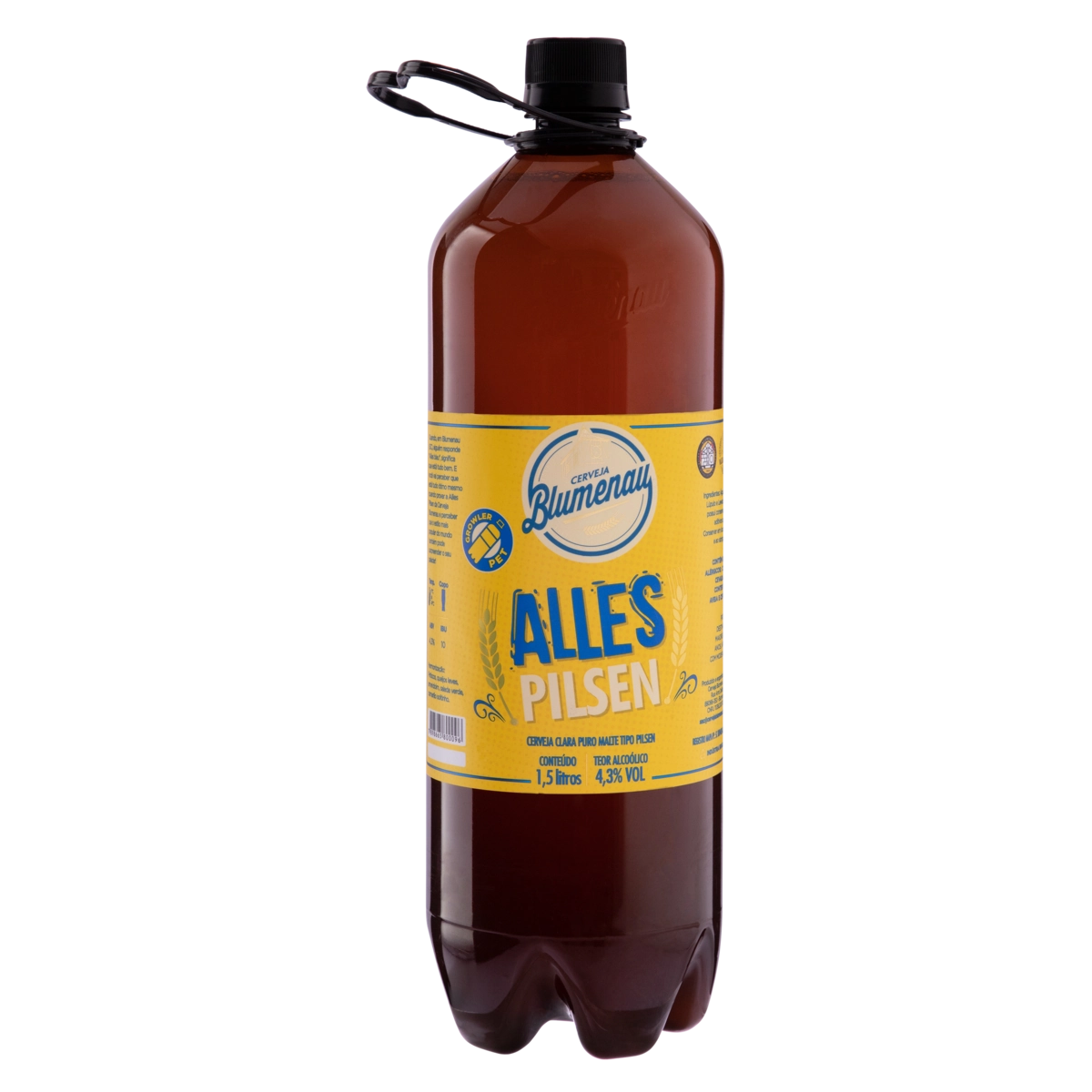 Cerveja Pilsen Puro Malte Blumenau Garrafa 1,5l
