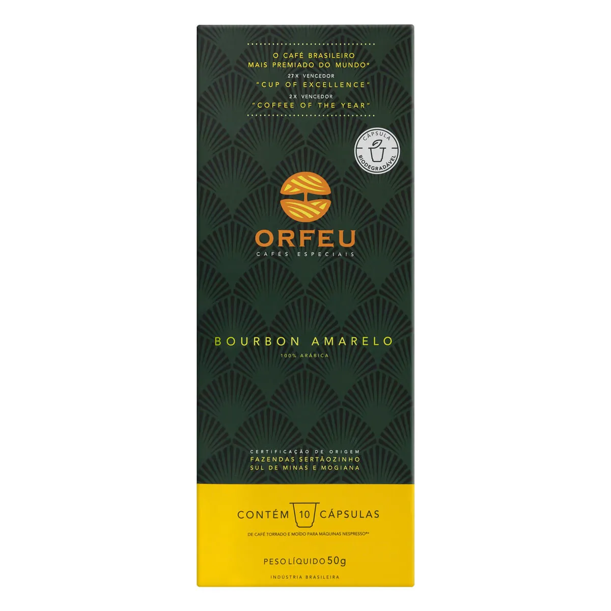 Café em Pó Orfeu Bourbon Amarelo 250 g