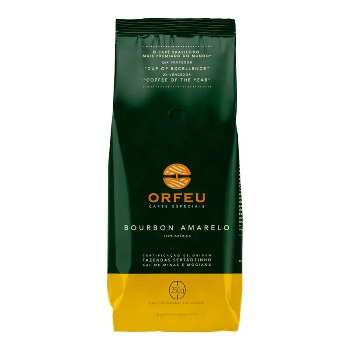 Café em Grãos Orfeu Bourbon Amarelo 250 g