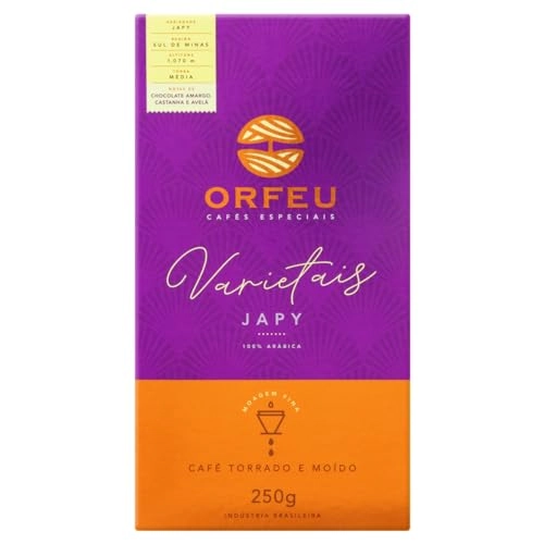 Café Torrado E Moído Japy Orfeu Varietais Caixa 250g