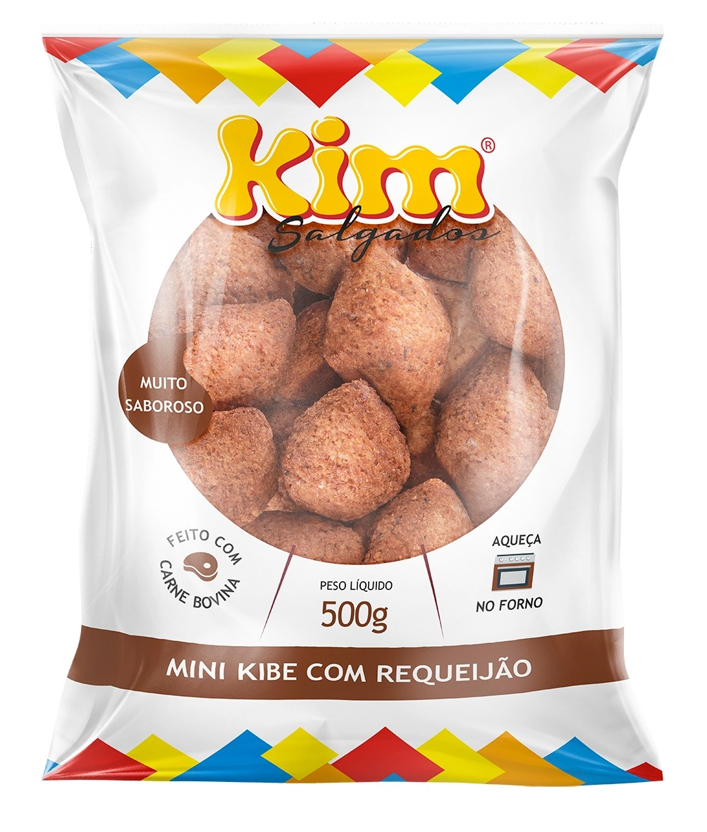Mini Kibe C/requeijao Kim 500gr