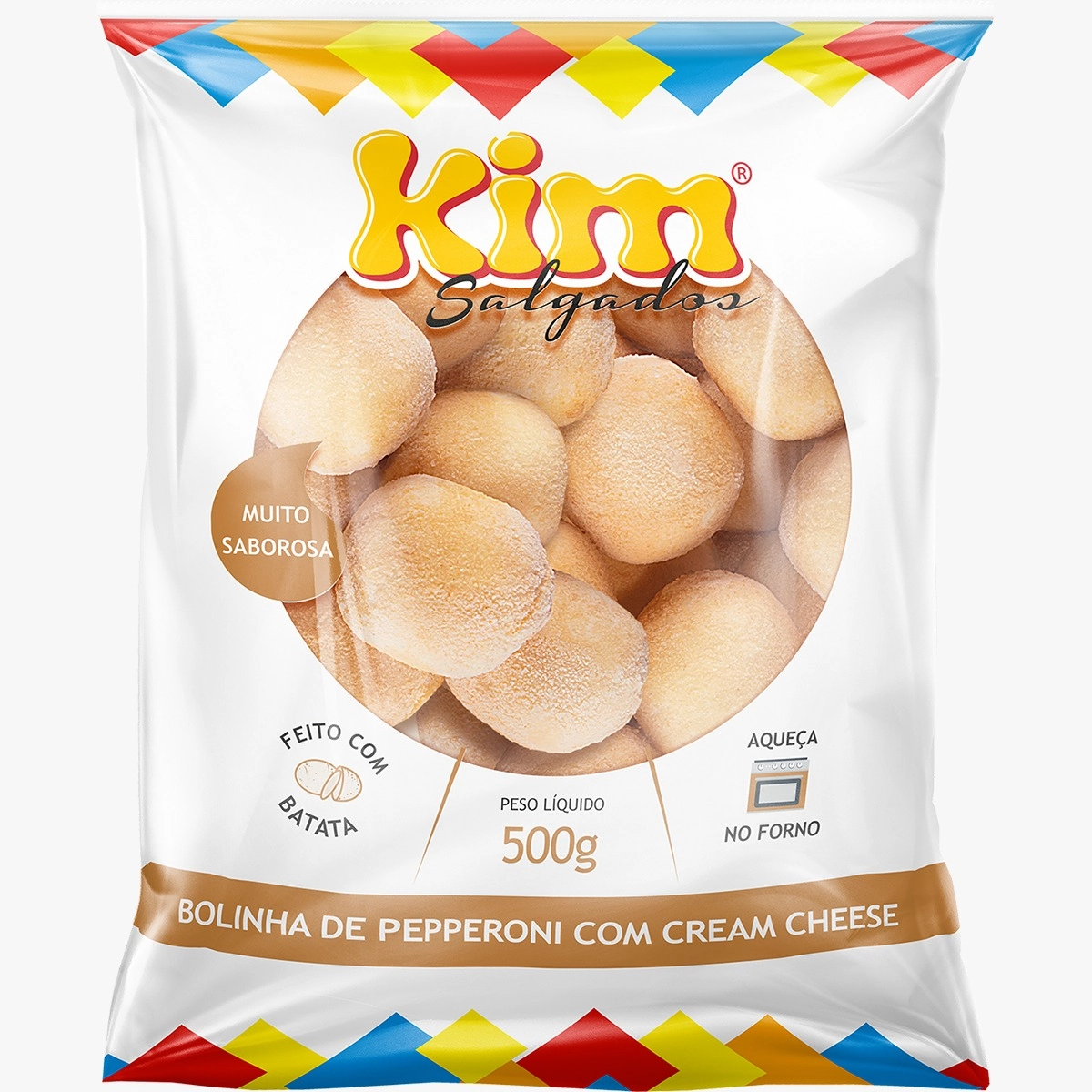 Bolinha Peperoni C/cr Cheese Kim 500g Mini