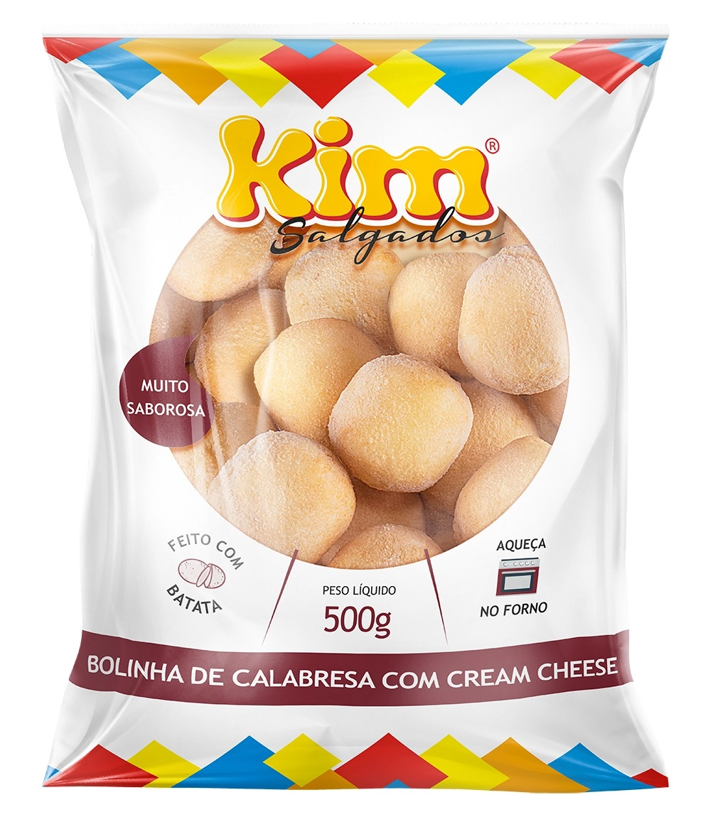 Bolinha Calab C/cr Cheese Kim 500g Mini