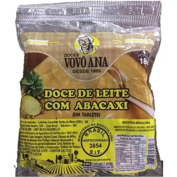 Doce De Leite Vovo Ana Com Abacaxi160g
